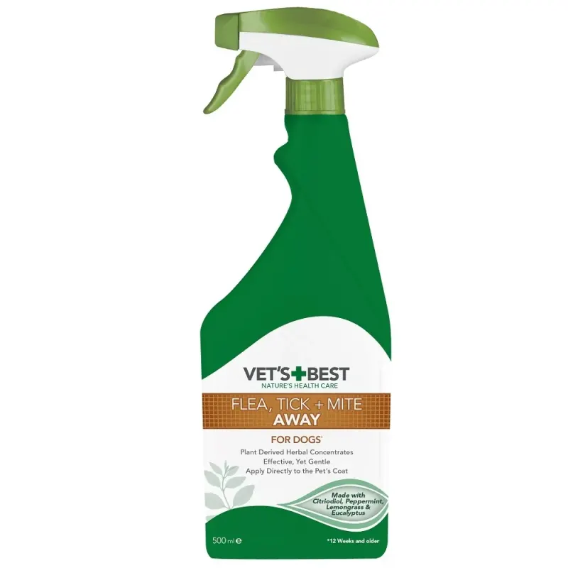 Vet's Best Spray Impotriva Puricilor si Capuselor, 500 ml