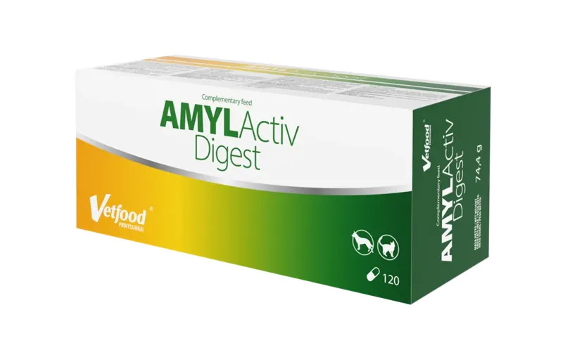 VetFood Amylactiv Digest, 120 capsule