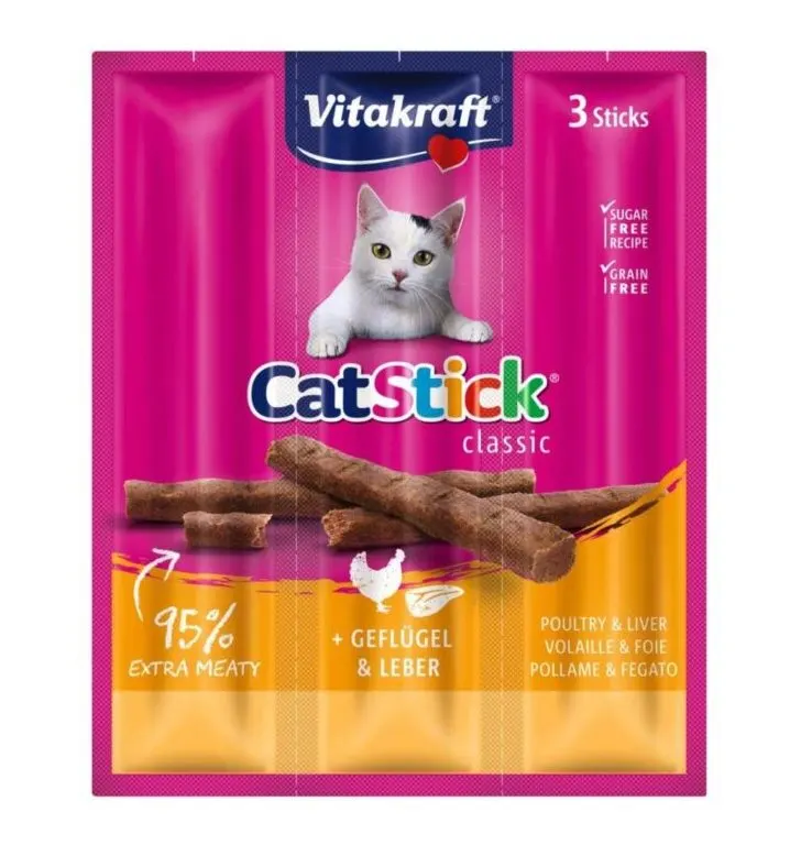 Vitakraft Baton Pisica Mini Pasare/Ficat 3 Buc