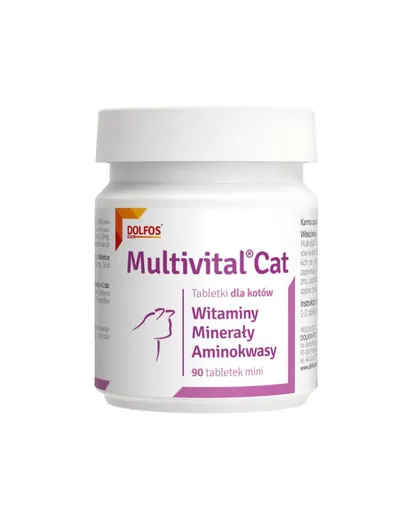 Vitamine pentru pisici DOLFOS Multivital Cat Mini 90 tablete cu taurină