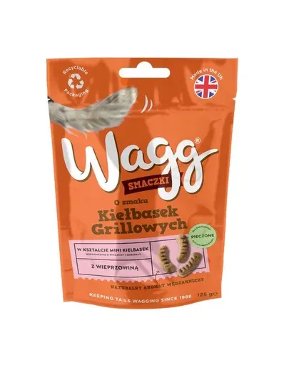 WAGG recompense cu porc pentru câini 6x125g