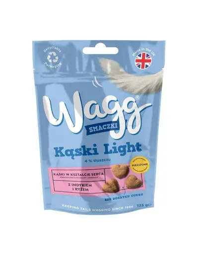 WAGG recompense pentru câini Light 6x125g