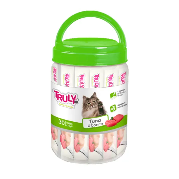 Wanpy Truly cat creamy lickable ton&bonito fish 30*14gr