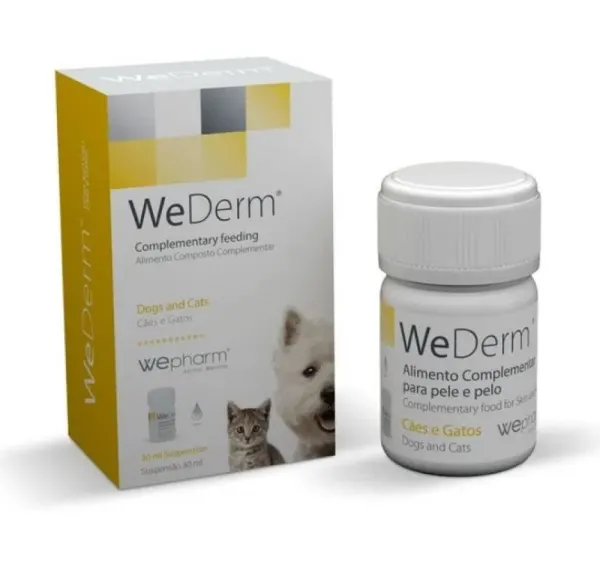 WeDerm Supliment Dermatologic Pentru Caini si Pisici, solutie orala, 30 ml, EXPIRA 30.11.2026