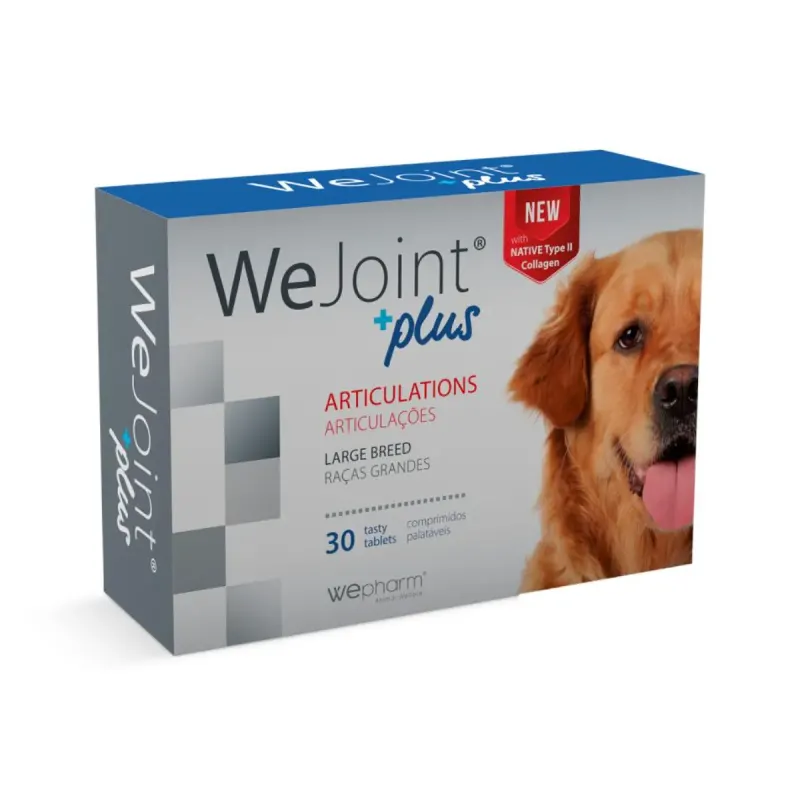 WEPHARM WeJoint Plus Large Breeds, supliment sistem articular câini, comprimate WEPHARM WeJoint Plus Large Breeds, L-XL, supliment sistem articular câini, flacon, 30 comprimate