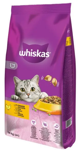 Whiskas Pui/Ficat - 14-kg,whiskas