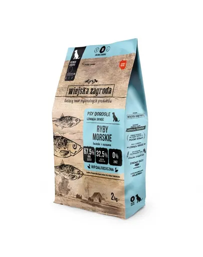 WIEJSKA ZAGRODA Hrana caine, cu peste oceanic M 2x2kg