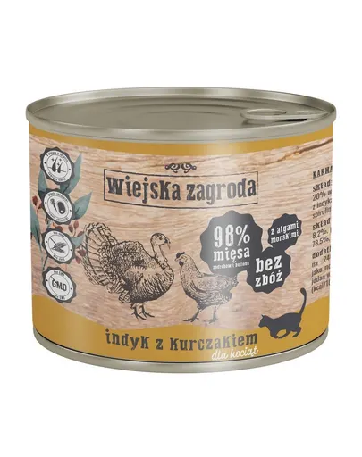 WIEJSKA ZAGRODA Kitten Hrana pisoi 24x200 g