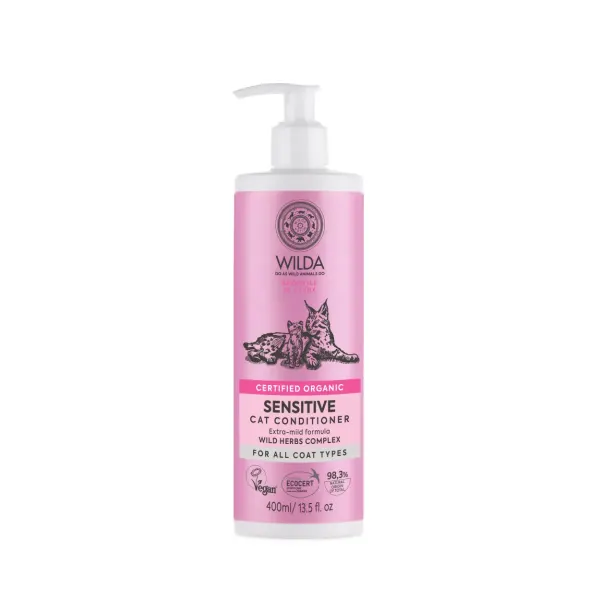 WILDA Cat Sensitive, balsam pisici, piele sensibilă, flacon, 400ml