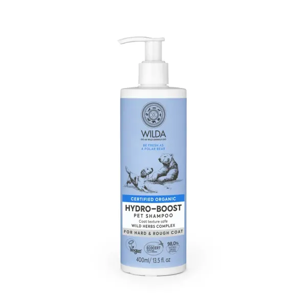 WILDA Hydro Boost, șampon câini și pisici, hidratant, flacon, 400ml