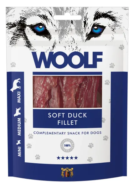 WOOLF DOG SNACKS Soft Duck Fillet 100g