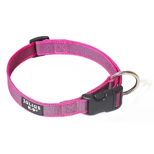 Zgarda caini, roz, confortabila, 27-42 cm x 20 mm