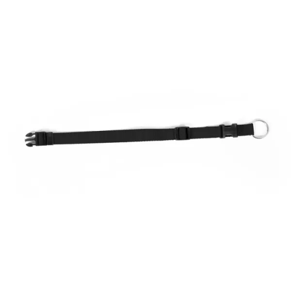 Zgarda chinga reglabila Trixie Neagra S-M 30 - 45 cm   15 mm