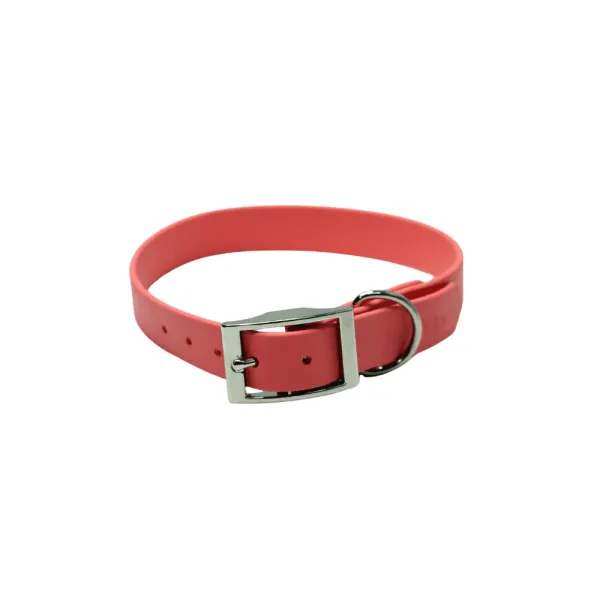 Zgarda Clasica BioThane M Pupster - Coral
