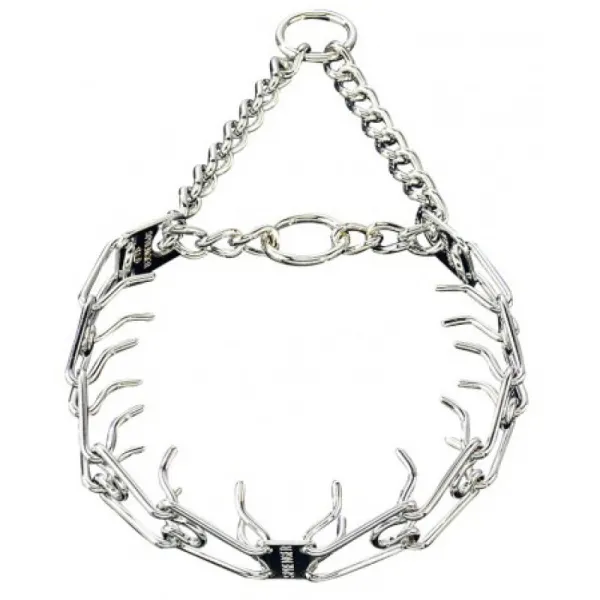 Zgarda dresaj crom 3mm/56cm