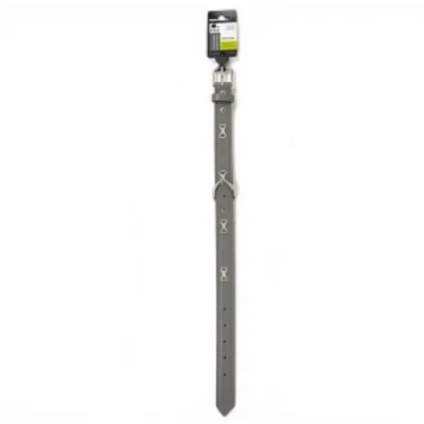 Zgarda pentru Caini M-PETS, Bling Bone, Marimea L, Gri