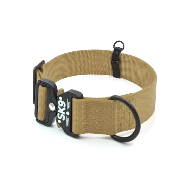Zgarda SK9-Plus pentru caini - Bej - L